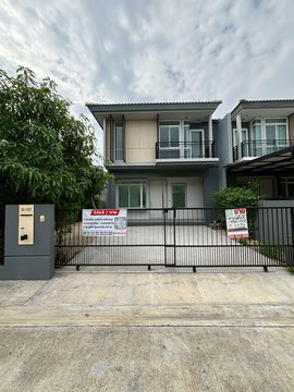 ขายบ้านแฝด หมู่บ้านInizio 3 ปิ่นเกล้า-วงแหวน บ้านมุม สภาพดีเยี่ยม