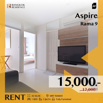  Special unit at an attractive price 🔥 Aspire Rama 9 Near MRT Rama 9 