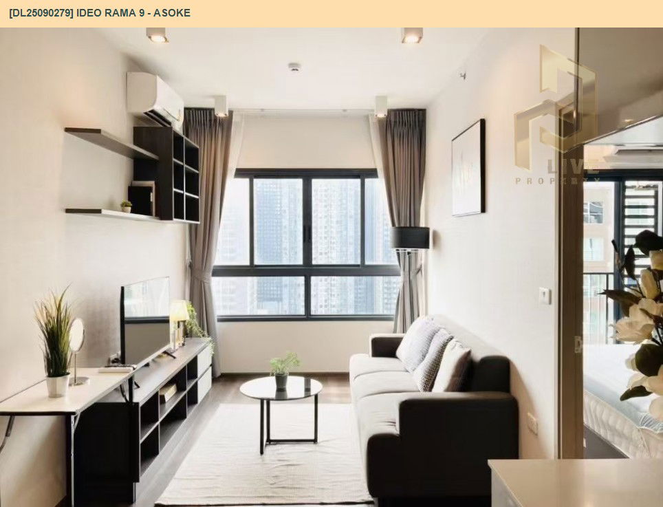 picture DL25090279 Condo for rent, IDEO Rama 9 - Asoke near MRT พระราม 9, ready to move in, call urgently 0800343450 LineID @655ebbvc - 2/11