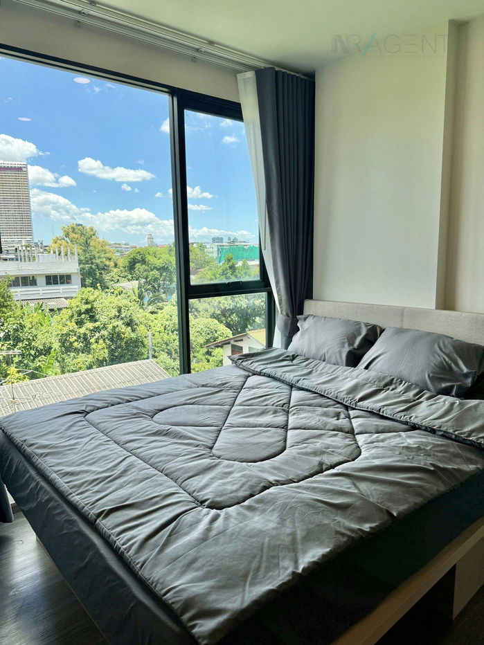 รูป 🚩 ให้เช่าคอนโด เฟล็กซี่ สาทร เจริญนคร อาคาร 1 ชั้น 4 1 ห้องนอน ขนาด 25 ตรม ใกล้ เสนาเฟสท์ - รูปที่ 2/8