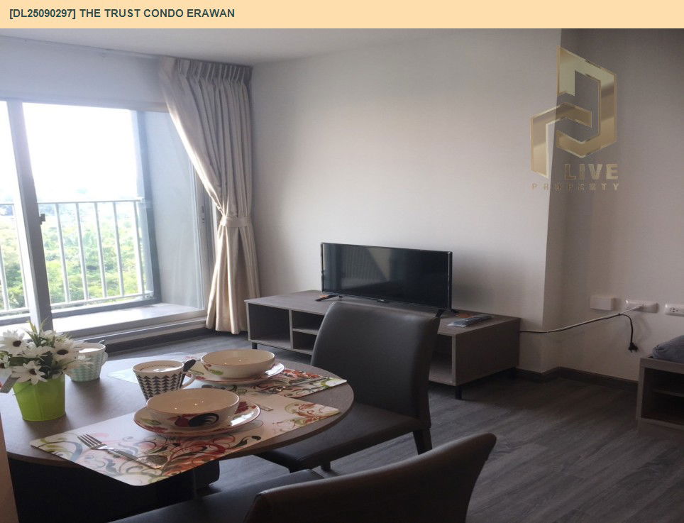 picture DL25090297 Condo for rent, The Trust Condo Erawan near BTS Chang Erawan, ready to move in, call urgently 0656133286 LineID @897iyzll - 10/12