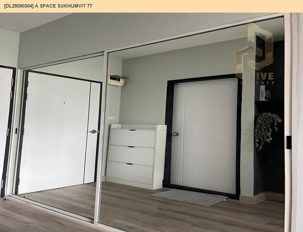 picture DL25090304 Condo for rent, A Space Sukhumvit 77 near BTS On Nut, ready to move in, call urgently 0614453194 LineID @162cjixi - 8/10