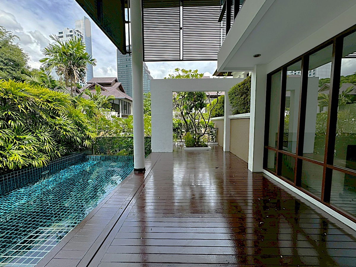 picture Luxury House with Private Swimming Pool in the Heart of Asoke ** NO CO-AGENT ** - 4/26