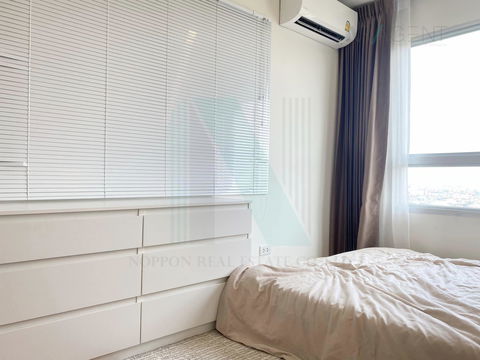 🎉 For rent, Lumpini Ville Phatthanakan - Srinakarin, 1 bedroom, 30th floor, near Thai-Nichi Institute of Technology.