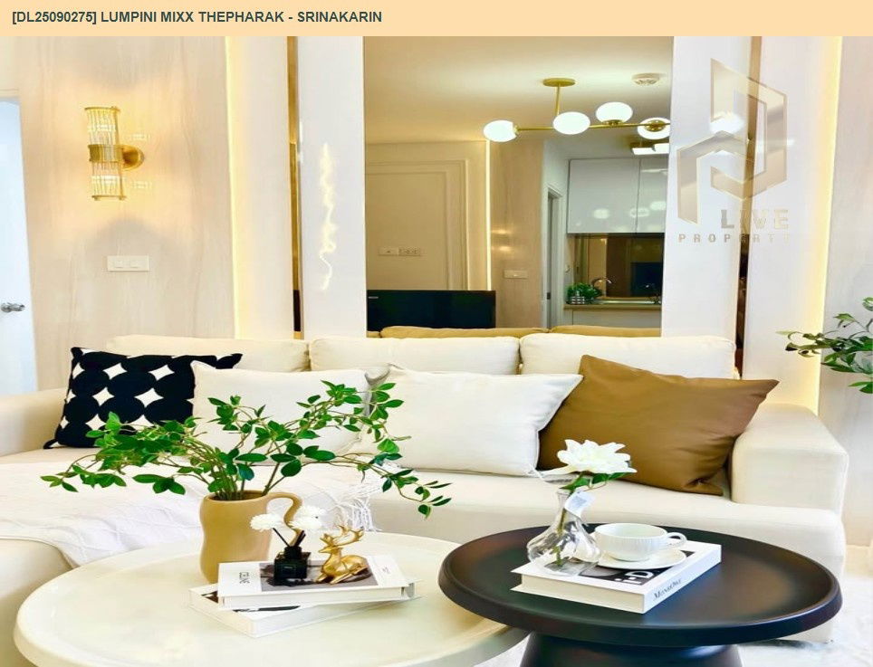 picture DL25090275 Condominium for sale  (LUMPINI MIXX THEPHARAK - SRINAKARIN) ready to move in. Call 0638692663 LineID@655ebbvc - 16/19