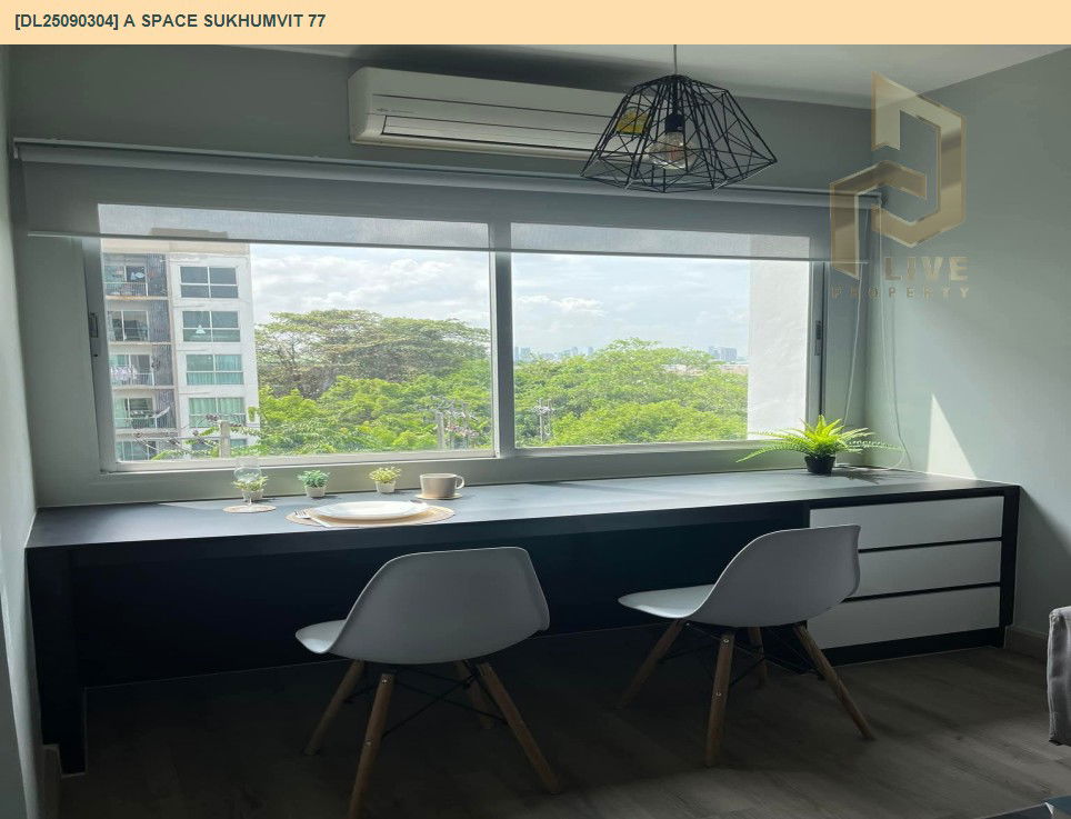 picture DL25090304 Condo for rent, A Space Sukhumvit 77 near BTS On Nut, ready to move in, call urgently 0614453194 LineID @162cjixi - 4/10