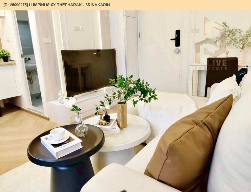 picture DL25090275 Condominium for sale  (LUMPINI MIXX THEPHARAK - SRINAKARIN) ready to move in. Call 0638692663 LineID@655ebbvc - 11/19