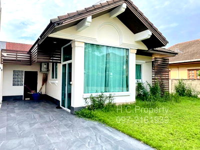 เช่าบ้านเดี่ยว ถนนรามอินทรา : ให้เช่า บ้านเดี่ยว 1 ชั้น มณียา รามอินทราใกล้ตลาดเรียบด่วนเดินได้ 📞097-2161939
