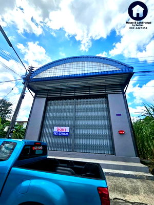โรงงานให้เช่า : ให้เช่า โกดังใหม่ใกล้บิ๊กซีคลองแห เข้าซอยฟิตเนสฟิตฮีโร่ ●1 ห้องทำงาน เช่า 20,000 บาท/เดือน