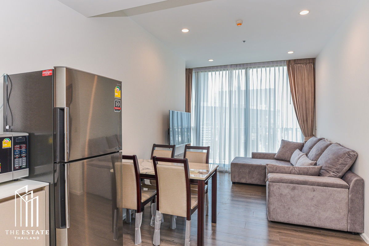 รูป For rent Whizdom Essence วิวเมืองกรุงเทพฯ และพื้นที่สีเขียว ขนาด 55.18 sq.m. 2 bedroom @35,000 Baht - รูปที่ 3/10