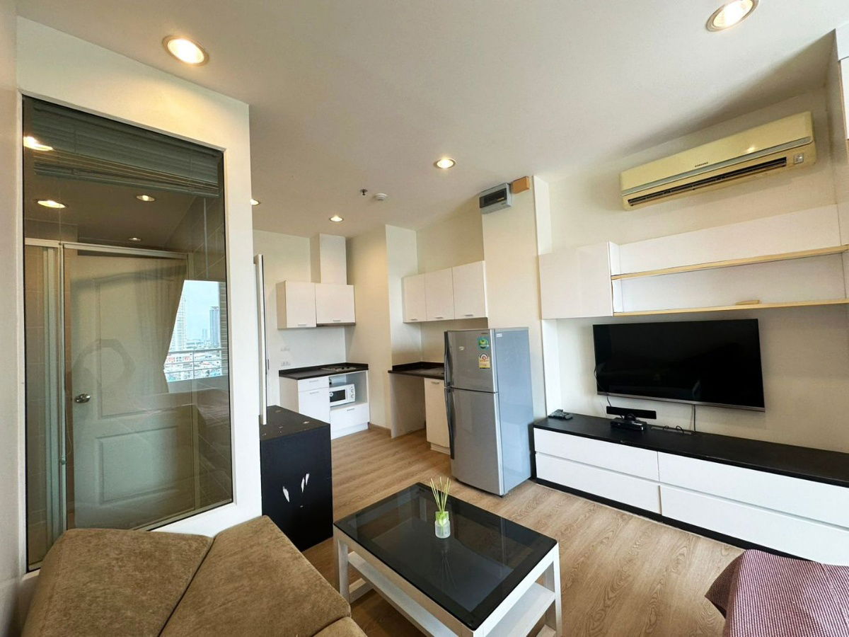 picture ✨ Ready to move in! 1 bedroom, 30 sq m, 11th floor, The Light House Condo, Charoen Nakhon, only 12,000 baht 🏡💖 - 3/7
