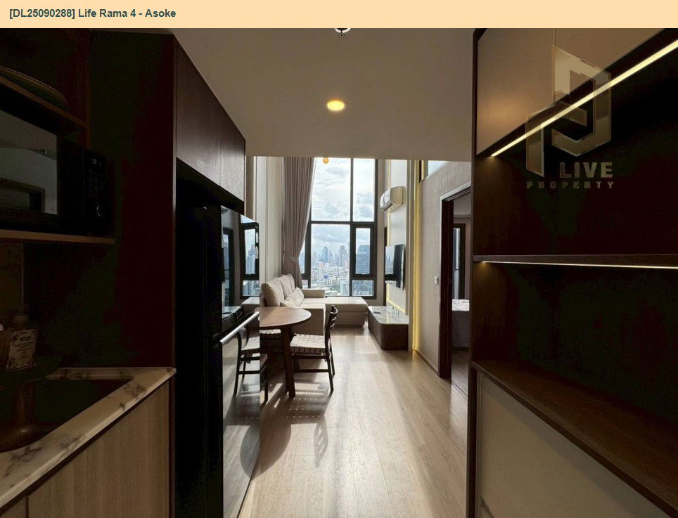 picture DL25090288 Condo for rent, Life Rama 4 - Asoke near MRT ศูนย์การประชุมแห่งชาติสิริกิติ์, ready to move in, call urgently 0656133286 LineID @897iyzll - 8/18