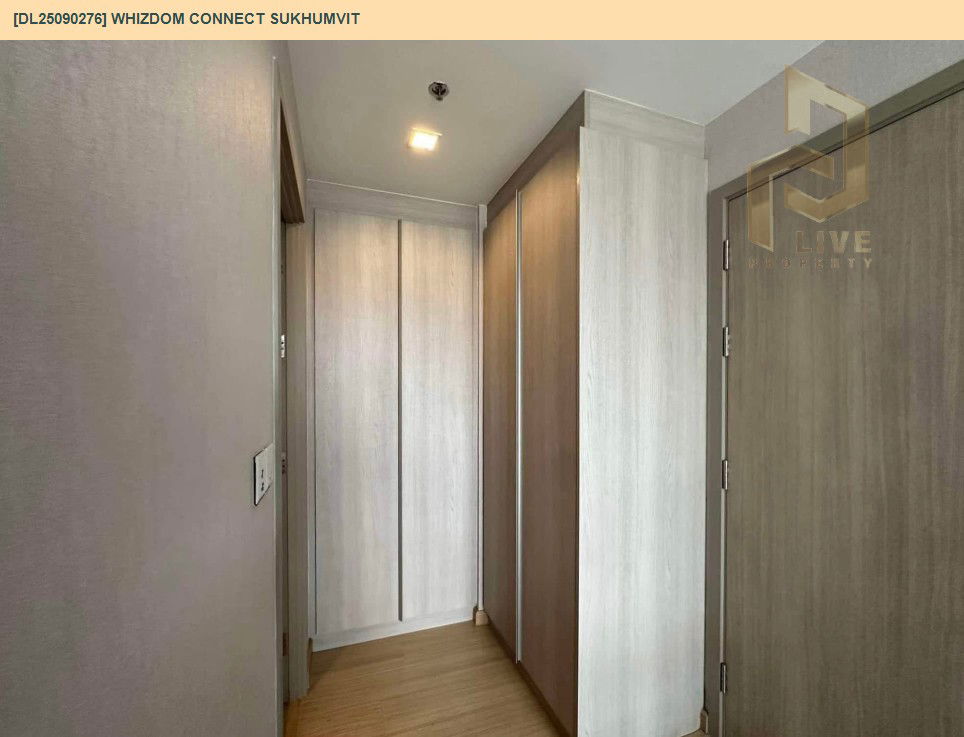 picture DL25090276 Condo for rent, Whizdom Connect Sukhumvit near BTS Punnawithi, ready to move in, call urgently 0614453194 LineID @162cjixi - 13/13