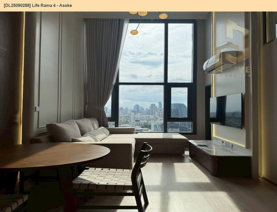 picture DL25090288 Condo for rent, Life Rama 4 - Asoke near MRT ศูนย์การประชุมแห่งชาติสิริกิติ์, ready to move in, call urgently 0656133286 LineID @897iyzll - 5/18
