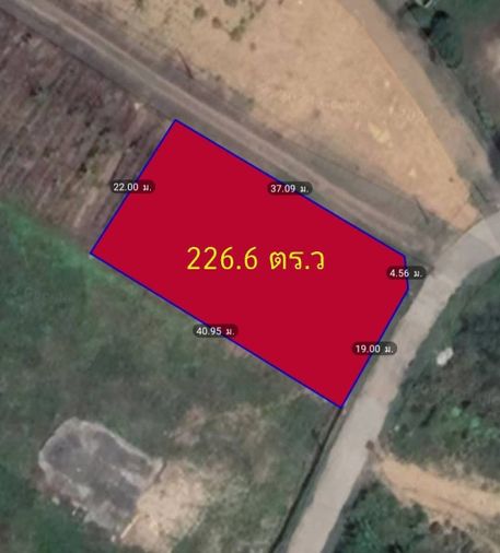 ขายที่ดินทำเลชัยพรวิถีพัทยา 226.6 ตรว.