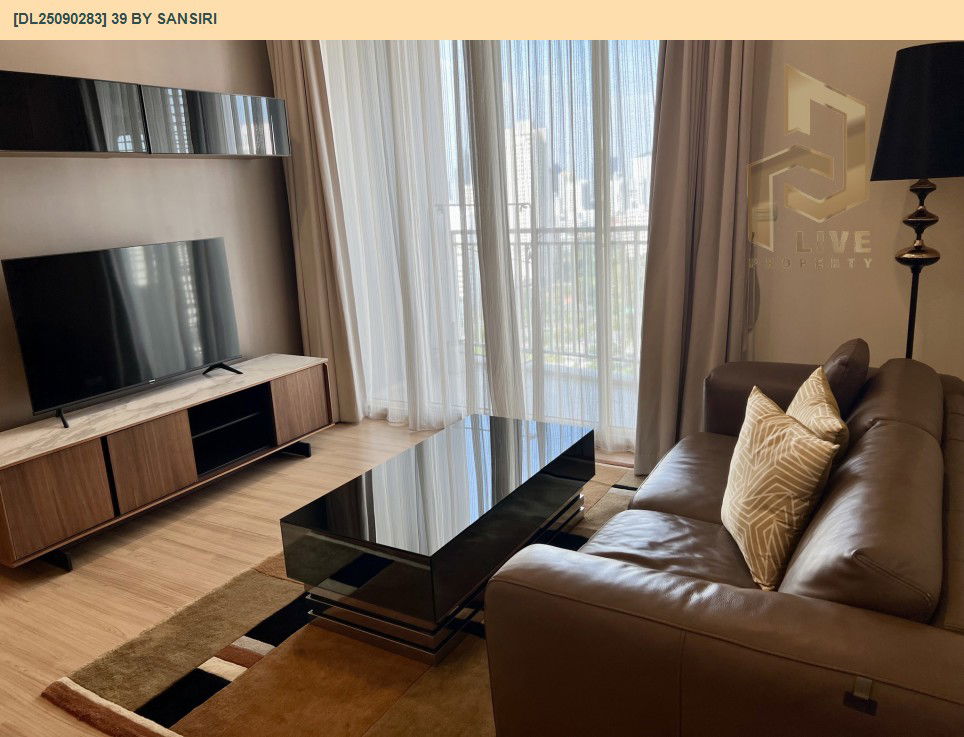 picture DL25090283 Condo for rent, 39 by Sansiri near BTS Phrom Phong, ready to move in, call urgently 0800343450 LineID @655ebbvc - 5/6