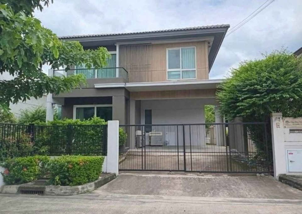 picture Urgent sale! Chaiyaphruek Ramintra-Phraya Suren project, newly renovated single house, corner unit. - 11/11