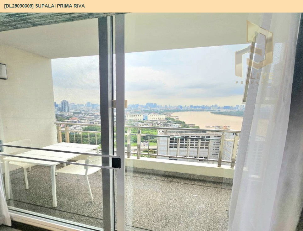 รูป DL25090309 ให้เช่าคอนโด ศุภาลัย พรีมา ริวา (Supalai Prima Riva) ใกล้ - พร้อมเข้าอยู่ โทรด่วน 0638692663 LineID @897iyzll - รูปที่ 7/15