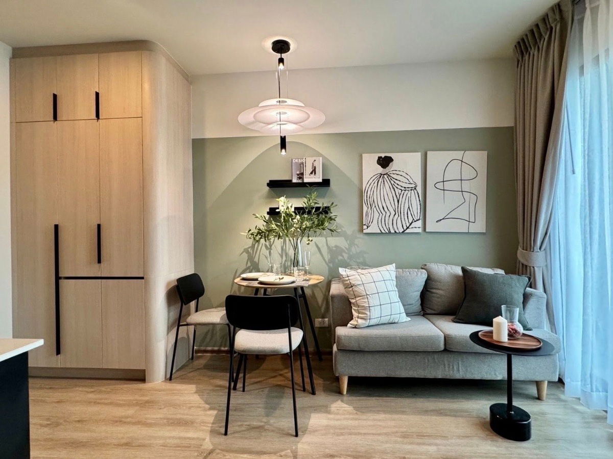 picture For Rent: Condo Nue District R9 Rama9 near MRT Rama9 *Nice Room* at Line: @homefinder - 1/8