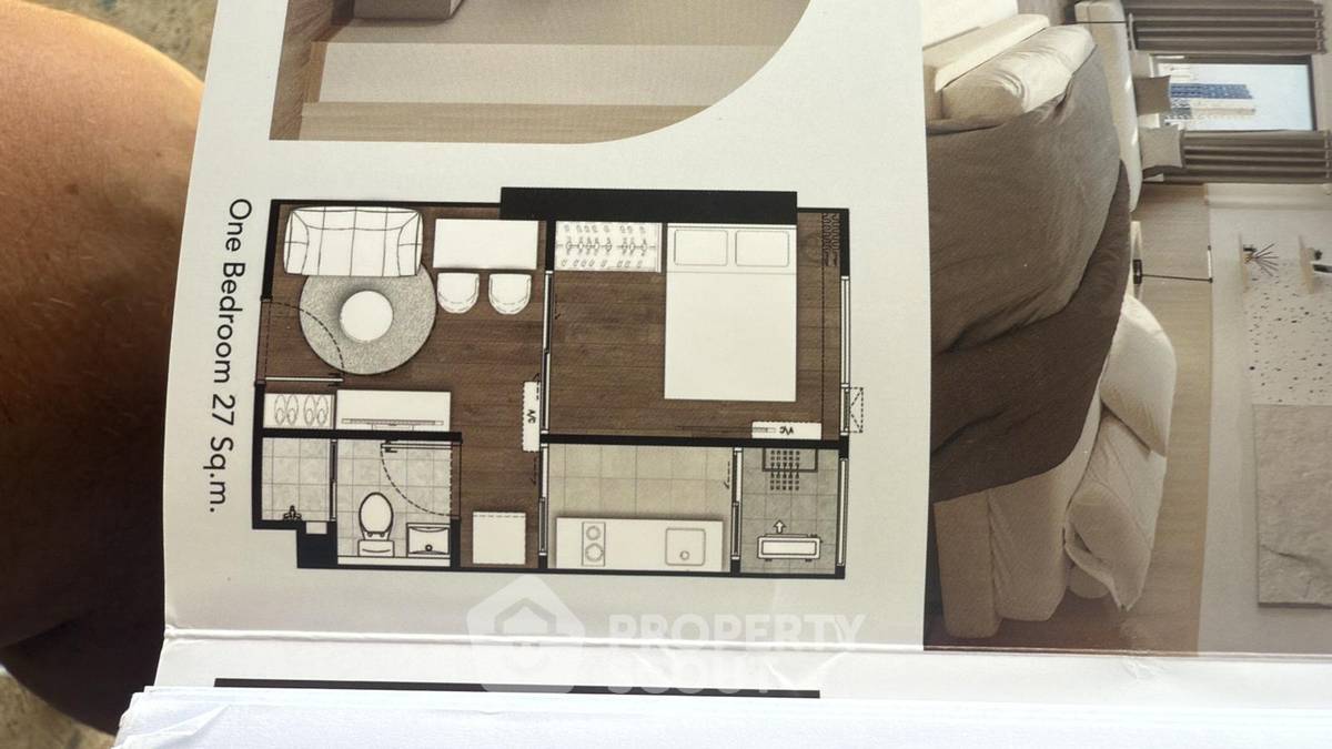 picture 1-BR Condo at The Livin Ramkhamhaeng in Hua Mak (ID 2109801) - 4/5
