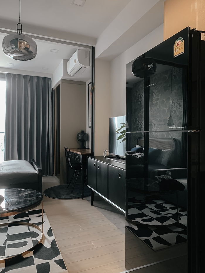 รูป ให้เช่า One9Five Condo รัชดา – ห้วยขวาง ✨ ห้องสวยพร้อมอยู่ เดินเพียง 500 ม. ถึง MRT - รูปที่ 9/17