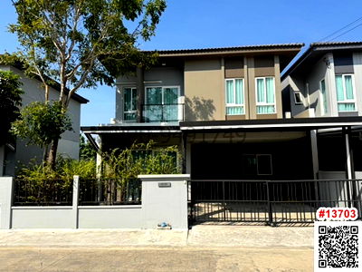 Houses for rent Bang Plee Samut Prakarn : 2-storey house for rent, Grand Pleno Bangna-On Nut, fully furnished, ready to move in