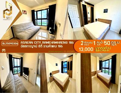 Condos for sale Kasemrad Ramkhamhaeng Hospital : DL25090306 Condominium for sale Asakan City Ramkhamhaeng 186 (Asakan City Ramkhamhaeng 186) ready to move in. Call urgently 0638692663 LineID@655ebbvc