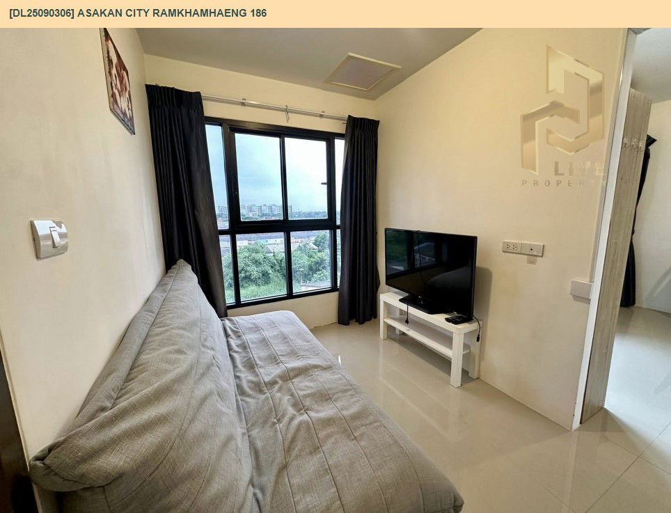picture DL25090306 Condo for rent, Asakan City Ramkhamhaeng 186 near -, ready to move in, call urgently 0800343450 LineID @655ebbvc - 4/15