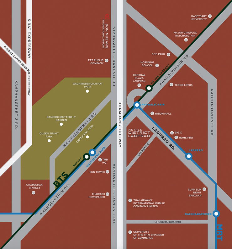 รูป ขายดาวน์ คอนโด Metris Distric Ladprao, 1 Bedroom Plus - รูปที่ 10/10
