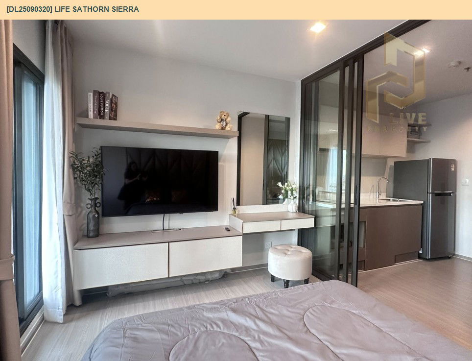 รูป DL25090320 ให้เช่าคอนโด ไลฟ์ สาทร เซียร์รา (Life Sathorn Sierra) ใกล้ BTS ตลาดพลู พร้อมเข้าอยู่ โทรด่วน 0638692663 LineID @655ebbvc - รูปที่ 3/23