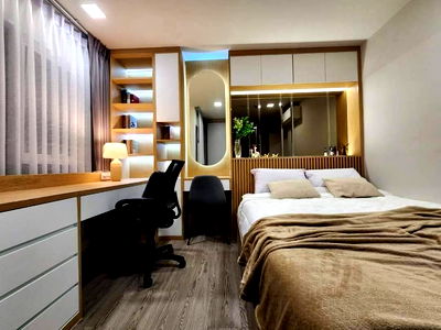 คอนโด ม.ธรรมศาสตร์ ศูนย์รังสิต : 💎ขาย​ Kave​ Island​ แบบ​ 2 ห้องนอน​ (1​ bed​plus)​ พท.38 ตรม.ตึก​ C ชั้น​ 6 ห้องมุม​ วิวสระแนวยาว​ ฝั่งแคริบเบียน