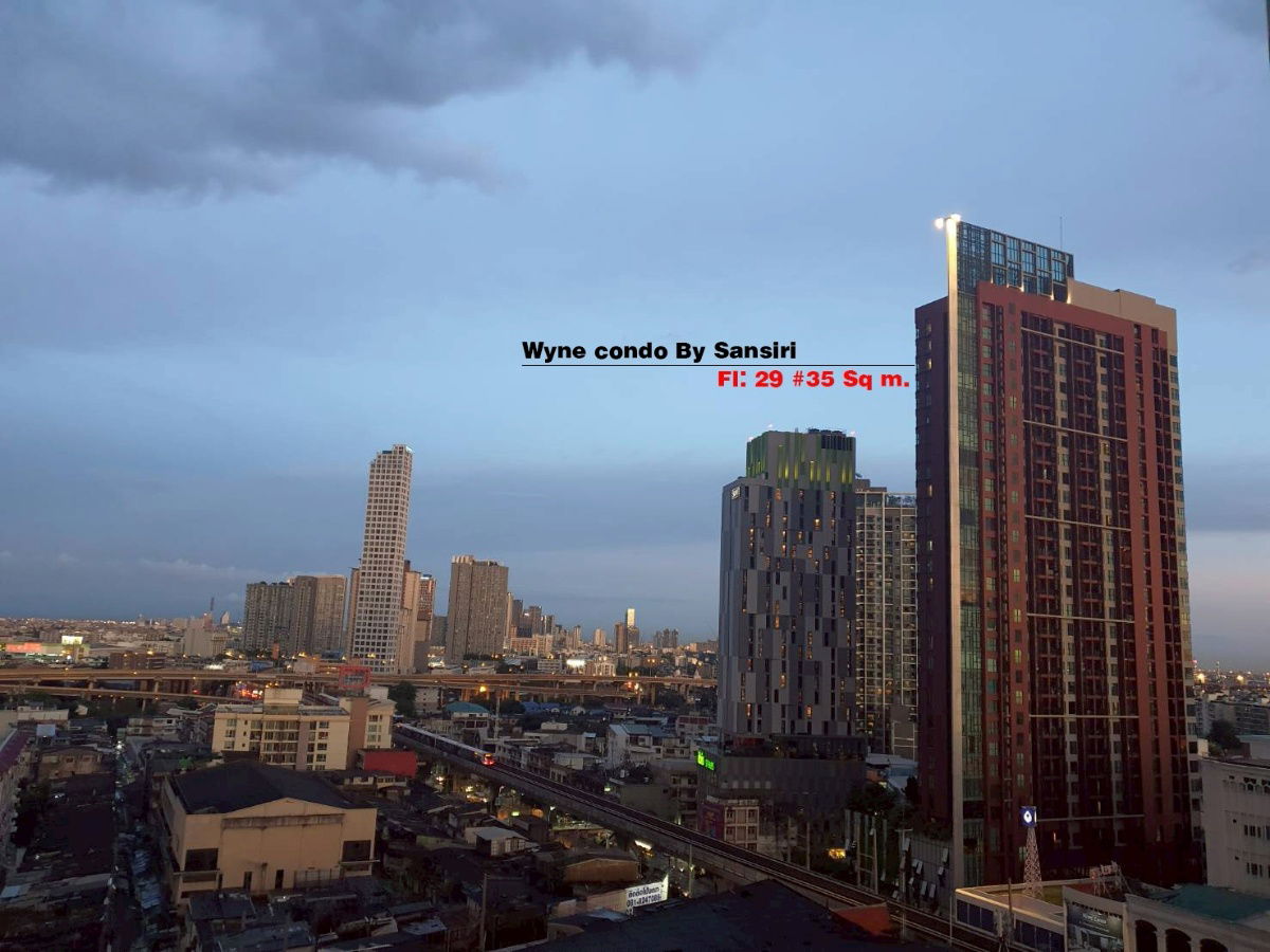 รูป  WYNE Sukhumvit ใกล้ BTS พระโขนง 300 m ห้องหัวมุม View Panorama (270°) ชั้น 29 ราคาดีสุด! วิวไม่บล็อก แดดไม่ร้อน - รูปที่ 12/13