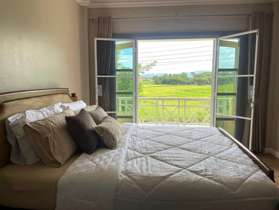 รูป 🏡 ให้เช่าบ้านเดี่ยว วิวภูเขาและทุ่งนา หน้าบ้านไม่ติดใคร ในโครงการคุณภาพ ความปลอดภัยสูง - รูปที่ 11/16