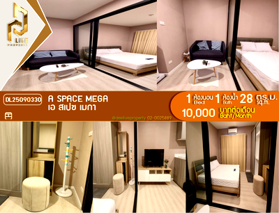 Condos for rent ikea bangna : DL25090330 Condo for rent, A space mega near -, ready to move in, call urgently 0800343450 LineID @655ebbvc