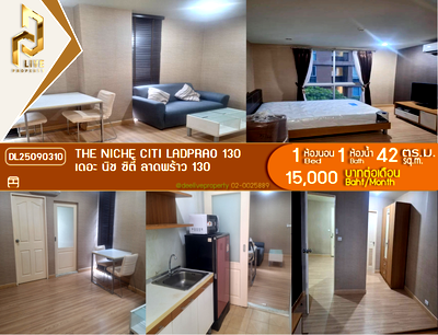 Condos for rent Ladprao Hospital : DL25090310 Condo for rent, The Niche Citi Ladprao 130 near -, ready to move in, call urgently 0638692663 LineID @162cjixi