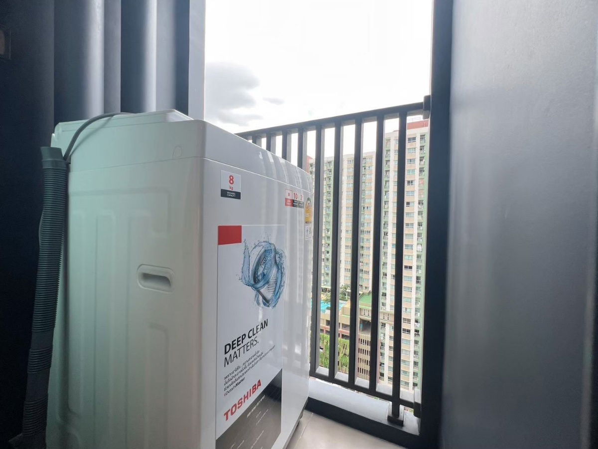 picture 🟢Condo For Rent 🟢The Rich Rama 9 - Srinakarin Zone Airport Link Huamark Full Furniture 1 bedroom 1 bathroom HOT!! - 9/9
