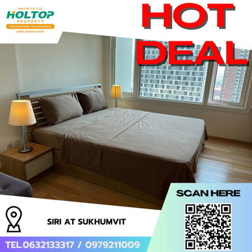 #R6299   🎉 130968. Condo for rent Siri at Sukhumvit