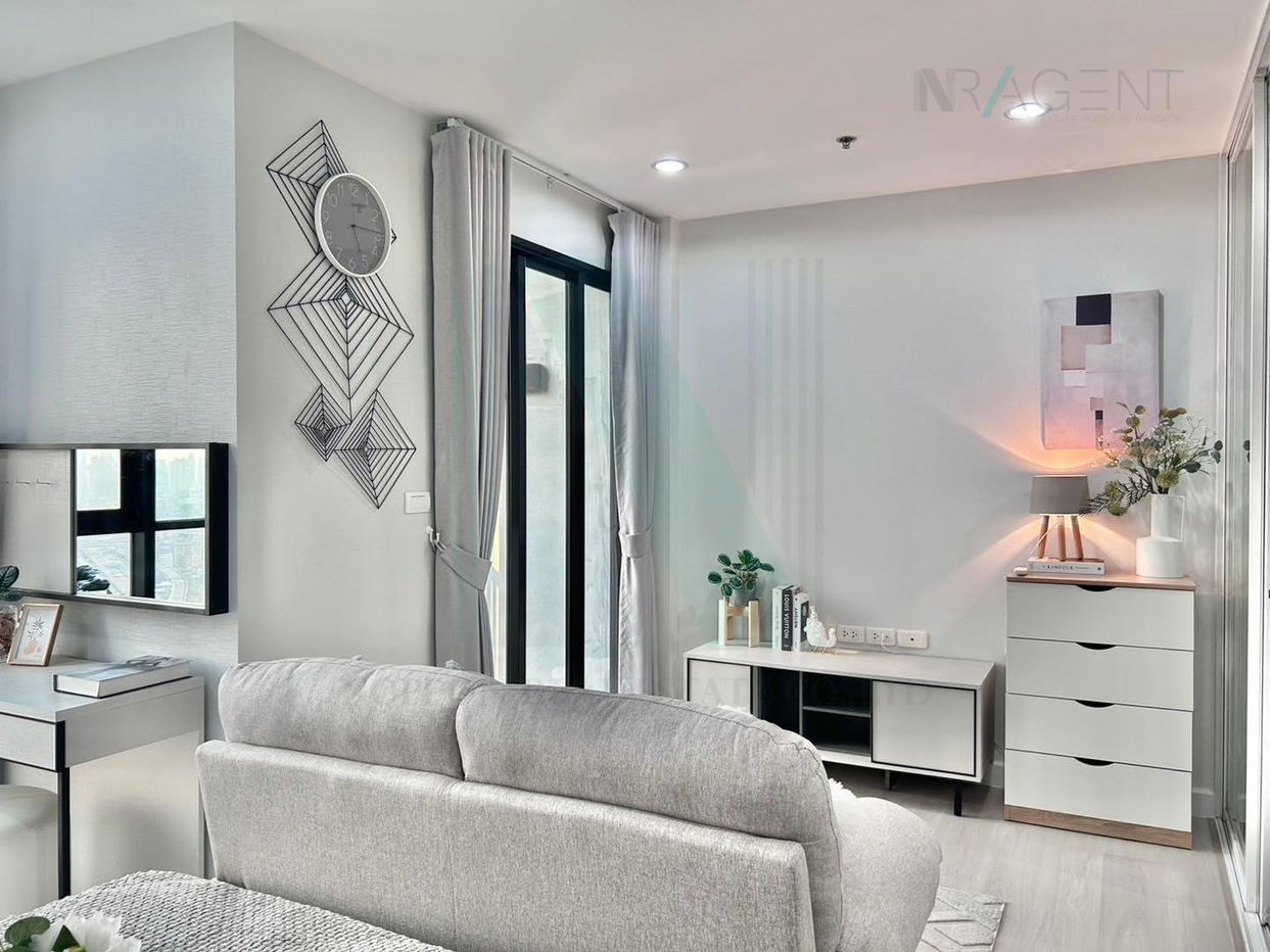 picture 📌 For Sell Condo THE BASE RAMA 9 - RAMKHAMHAENG Building 1, Floor 35,Studio, Room size 25 sqm - 1/8