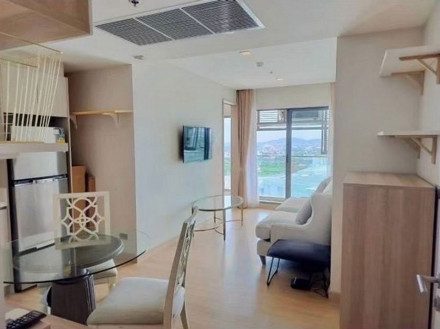 รูป Call : 098-632-2894 Infinity One Condo ติดเซ็นทรัล ชลบุรี ขนาด 55 ตารางเมตร 2 ห้องนอน 2 ห้องน้ำ ชั้น21 วิวเมือง มองเห็นทะเล ตกแต่งครบ - รูปที่ 1/14
