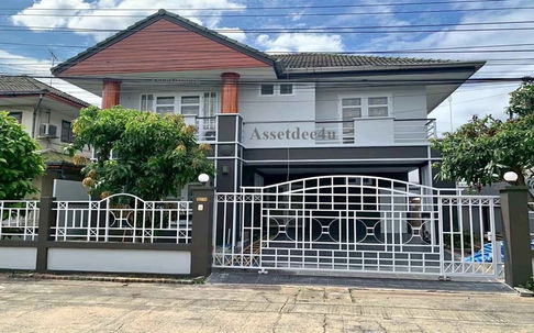 บ้านเช่าบางบัวทอง AH290 ให้เช่าบ้านเดี่ยว มีเฟอร์นิเจอร์บางส่วน ดิเอมเมอรัล การ์เด้นท์1 พิมลราช บางบัวทอง  
