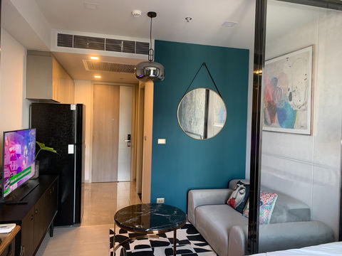 ให้เช่า One9Five Condo รัชดา – ห้วยขวาง ✨ ห้องสวยพร้อมอยู่ เดินเพียง 500 ม. ถึง MRT