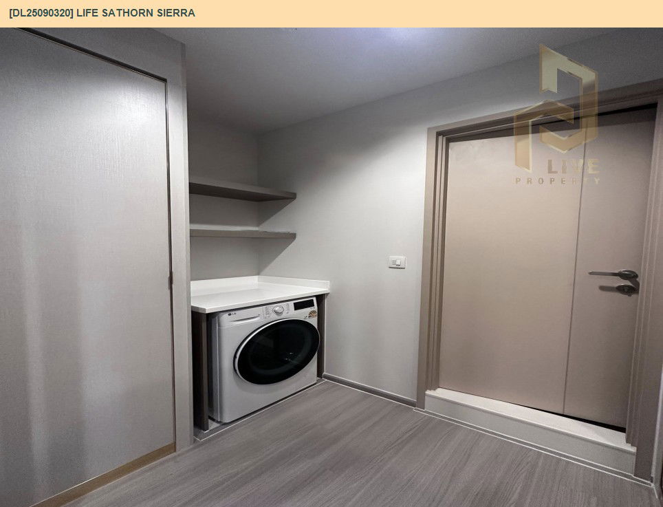 รูป DL25090320 ให้เช่าคอนโด ไลฟ์ สาทร เซียร์รา (Life Sathorn Sierra) ใกล้ BTS ตลาดพลู พร้อมเข้าอยู่ โทรด่วน 0638692663 LineID @655ebbvc - รูปที่ 9/23