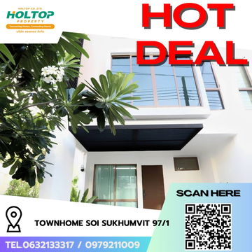 #R6284 🎉 130968 House for rent  Soi Sukhumvit 97/1