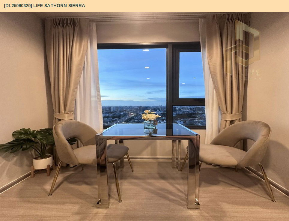 รูป DL25090320 ให้เช่าคอนโด ไลฟ์ สาทร เซียร์รา (Life Sathorn Sierra) ใกล้ BTS ตลาดพลู พร้อมเข้าอยู่ โทรด่วน 0638692663 LineID @655ebbvc - รูปที่ 5/23