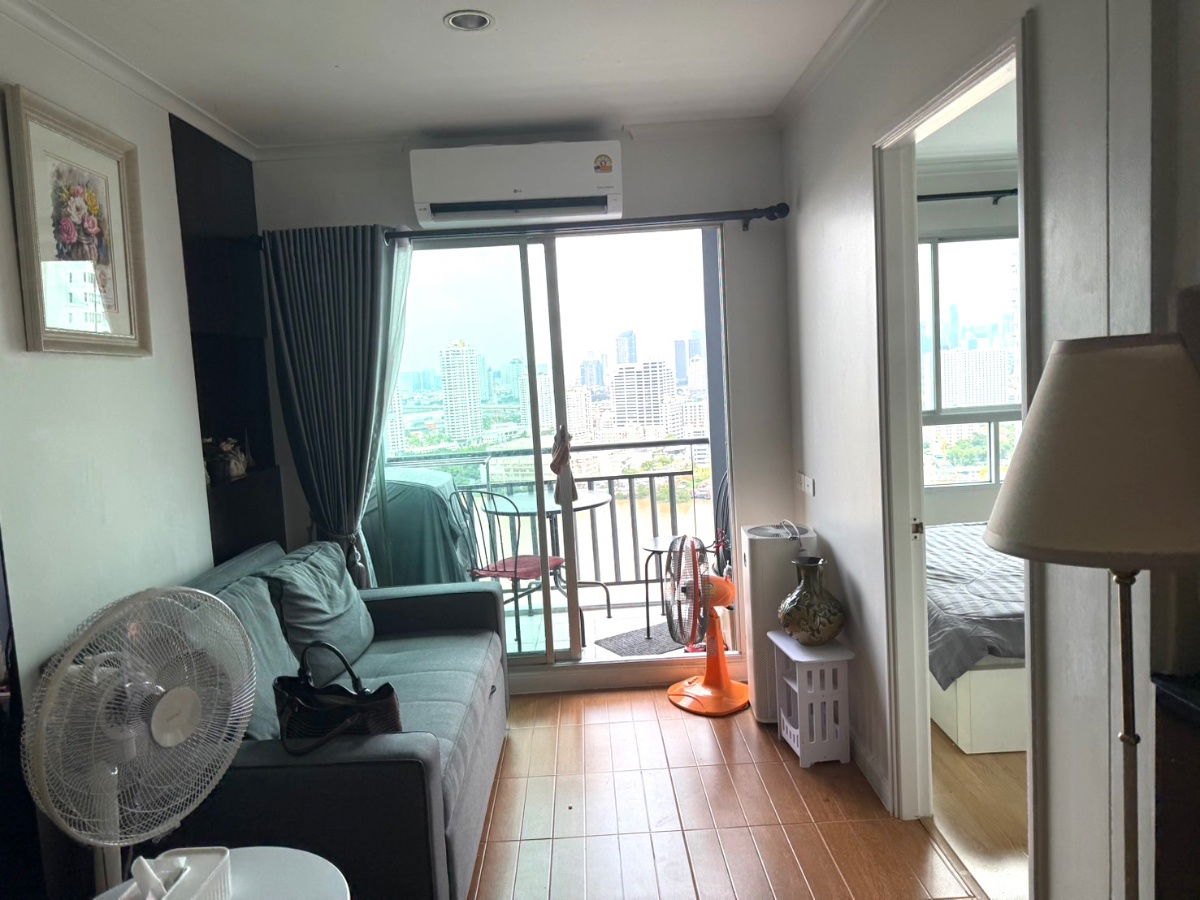 รูป 🔥 ชั้น30 วิวเเม่น้ำ  ลุมพินีราษฏร์บูรณะ รีเวอรวิลล1  ราคา7500🔥 - รูปที่ 4/8