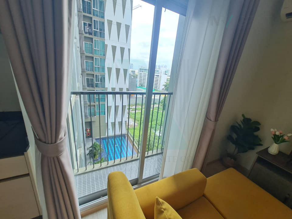 picture 📌 For Rent Condo NOBLE REVOLVE RATCHADA 2 Building 1, Floor 10,2 bed room, Room size 52.00 sqm - 2/8
