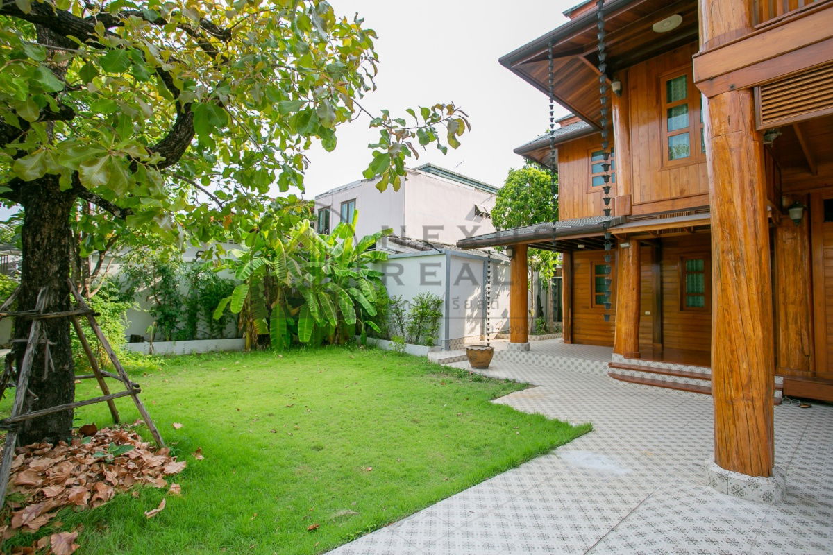 picture ✨Luxury Teakwood House for Rent near MRT Ratchadaphisek – Cozy Living, Prime Location✨ - 62/75
