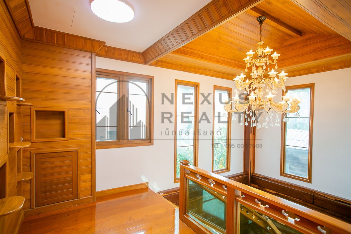picture ✨Luxury Teakwood House for Rent near MRT Ratchadaphisek – Cozy Living, Prime Location✨ - 35/75