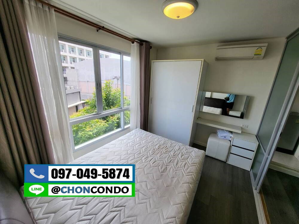 รูป DCondo ดีคอนโด ชั้น4 ตึกD  ---------------มีเครื่องซักผ้า-------------------Tel 097-049-5874 (Line: @choncondo มี@ด้วย) - รูปที่ 7/15