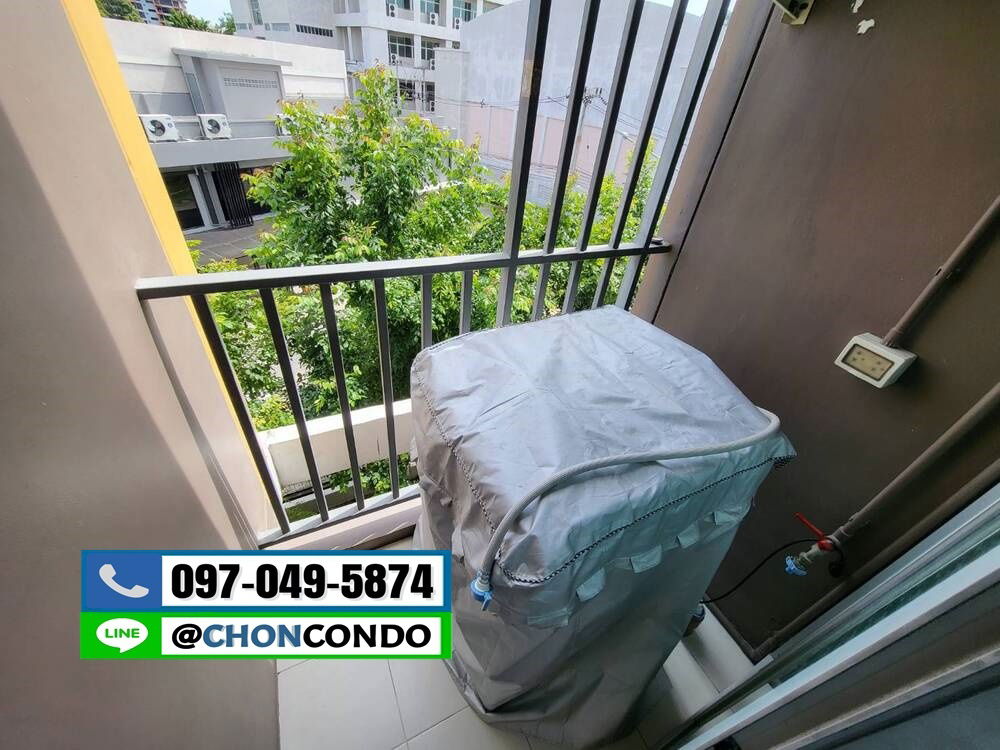 รูป DCondo ดีคอนโด ชั้น4 ตึกD  ---------------มีเครื่องซักผ้า-------------------Tel 097-049-5874 (Line: @choncondo มี@ด้วย) - รูปที่ 12/15